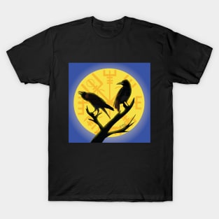 Odin's Ravens: Huginn and Muninn T-Shirt